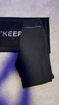 Jordan brand black sweatpants cuffed