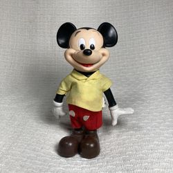 1968 Walt Disney Mickey Mouse R. Dakin 8” Rubber Figurine 