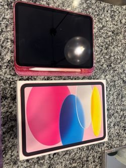 Apple iPad 10th Generation Pink with Box