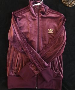 Adidas velour jacket