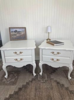 French Provincial Night Stands/ End Tables