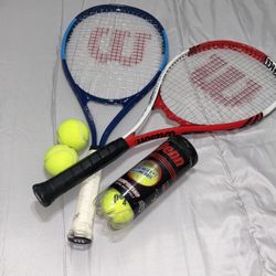 Tennis Rackets and Balls