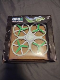 White And Green Drone