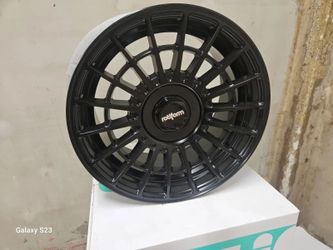 19x10 5x112 +35 ROTIFORM LAS-R MATTE BLACK WHEELS – AUDI S5 / A5