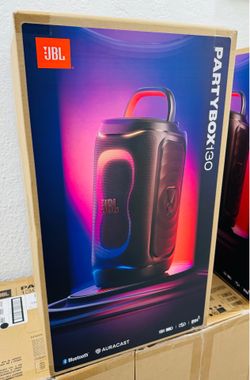 🎉 JBL PARTYBOX 130 - LA FIESTA VA CONTIGO 🔊 Si quieres potencia de verdad, este es el parlante. Nuevo en caja sellada. Lo que hace que todos lo quie
