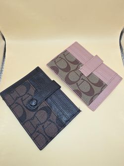 Coach Signature Card Wallet – Set of 2