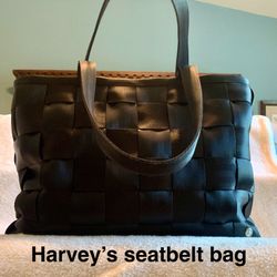 Harvey’s Mercedes-Benz edition seatbelt tote
