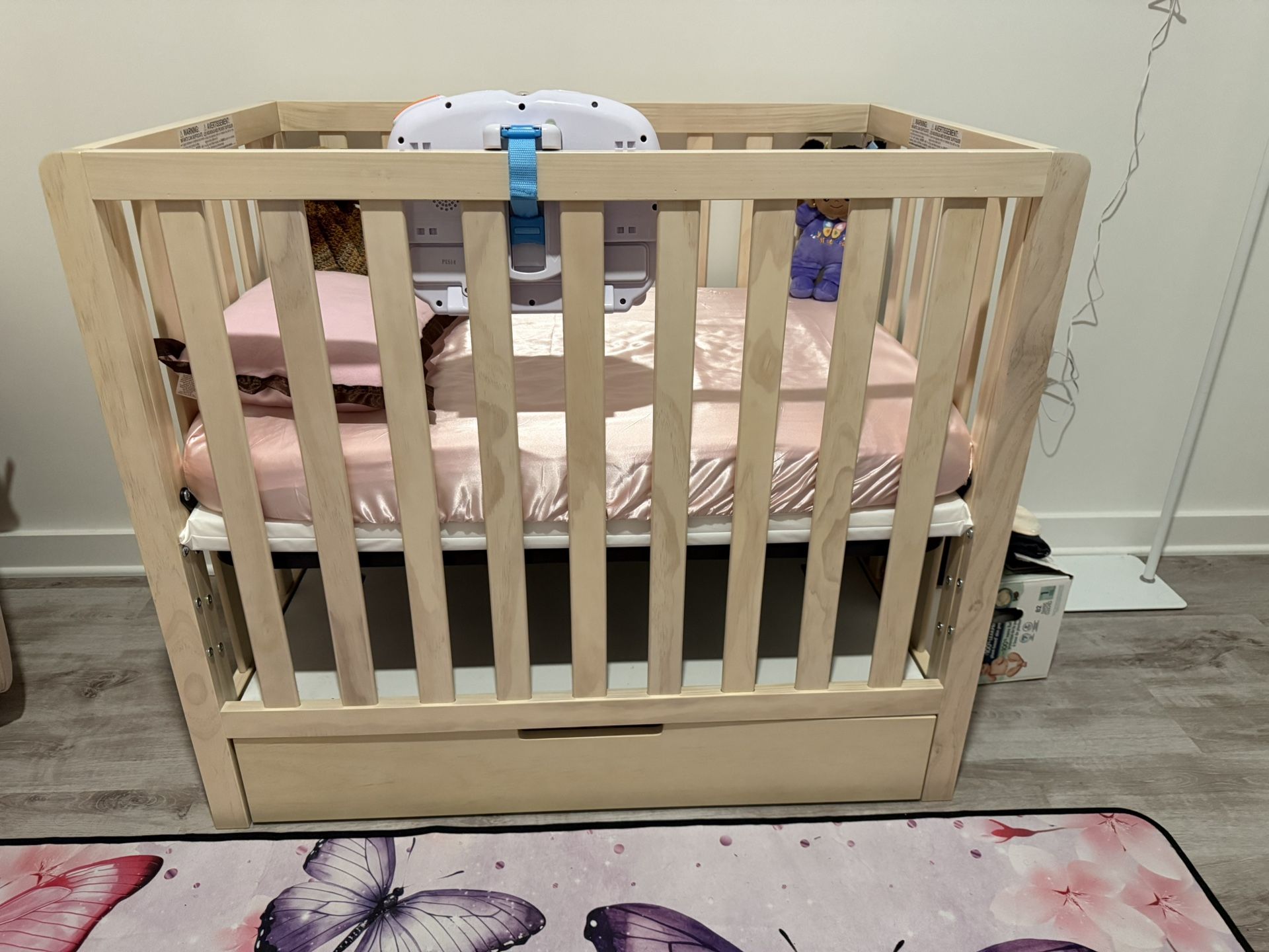 Carters Mini Crib + Mattress