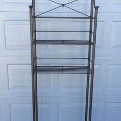 Over Toilet Ladder Rack