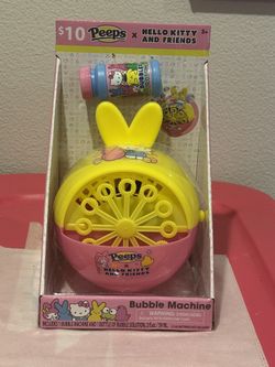Peeps x Sanrio Hello Kitty Bubble Machine NIP