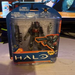 Halo 10 Year Anniversary action figure of ODST soldier Mickey brand, new and sealed