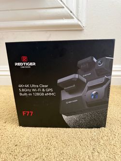 Red Tiger F77 4k+4k Dash cam