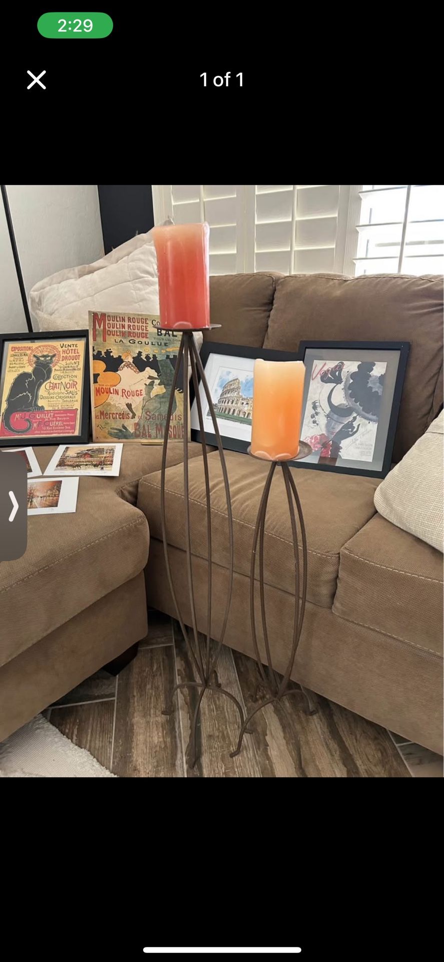 Tall Standing Candle Holders