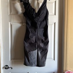 One Side Roses Strap Dress