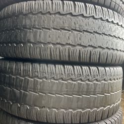 235 65 16 CONTINENTAL   MATCHING PAIR  $40 for the 2 tires