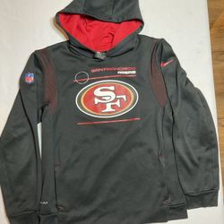 NIKE 49ers HOODIE NFL OFFICIAL KIDS XL