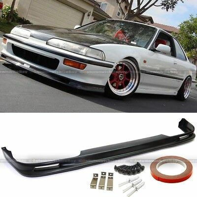 92 93 Integra DA DA6 Urethane Mugen Style Front Bumper Lip Spoiler Body Kit