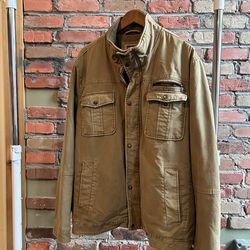 Levi’s men’s cotton zip front military jacket size XXL