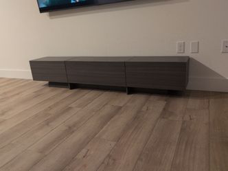 TV Stand for TVs up to 75" With Storage Cabinet