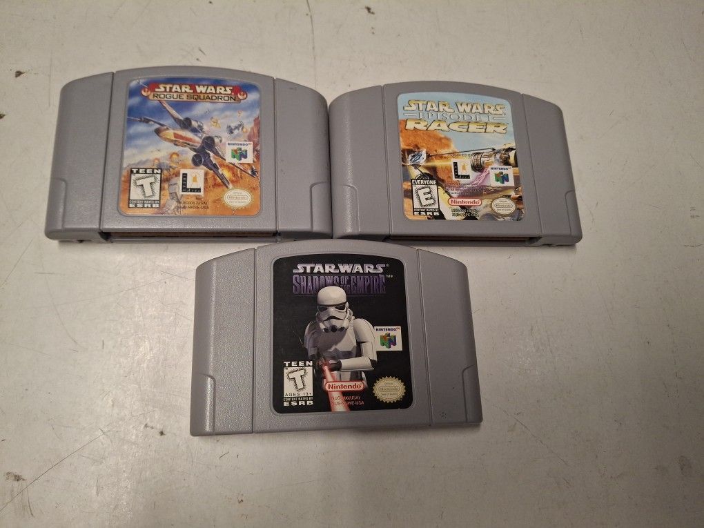 N64 3 Game Lot