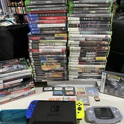 Video game collection for sale PlayStation, Xbox, Nintendo, switch