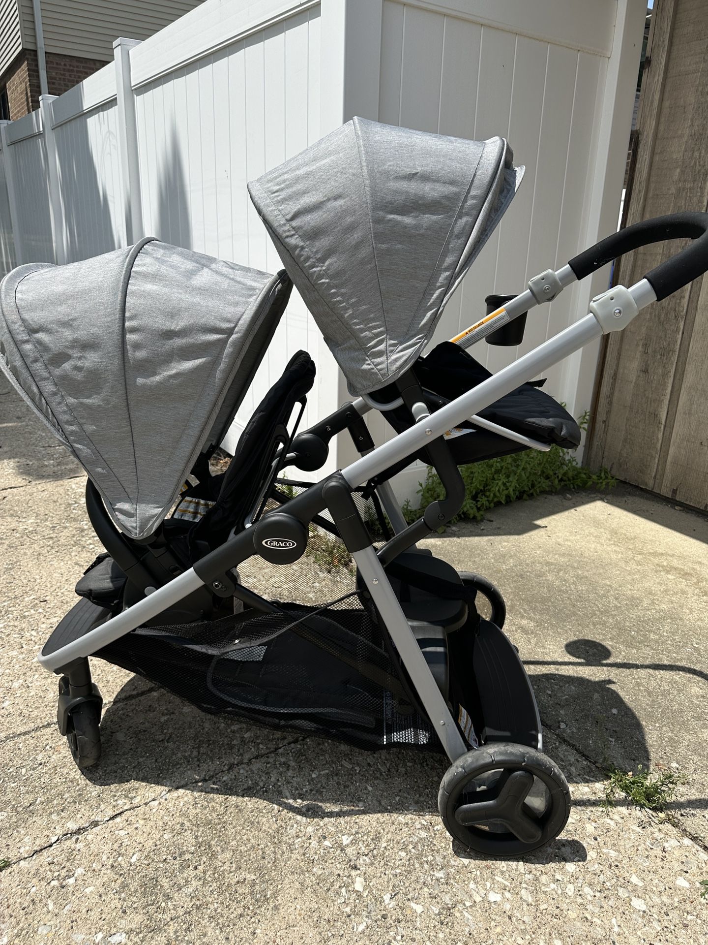 Graco Ready2Grow LX Double Stroller Travel System