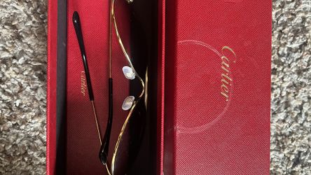 Cartier Sunglasses jaguar Aviator Gold