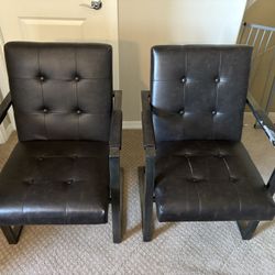Leather desk Chairs 