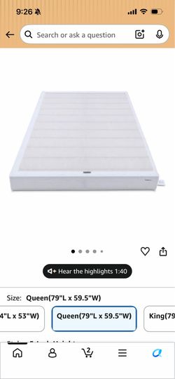 Amazon Smart Box Spring Queen