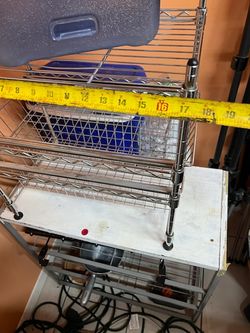 Chrome  Shelving size in pics