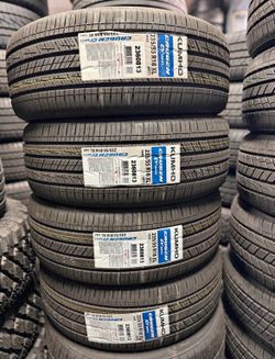 235/55R18 Kumho 4 new tires installed and balanced included