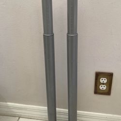 PAIR of Grey IKEA OLOV Adjustable Table Legs Expand From 23⅝” to 35⅜".