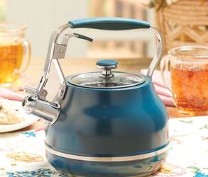 Classic Navy whistling kettle