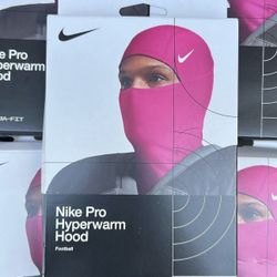 New Nike Unisex Pro Hyperwarm Hood Ski Mask Pink