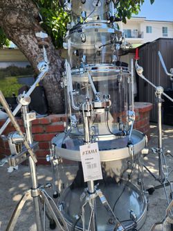 Drums Tama Silverstar Limited Edition acrylic clear