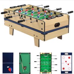 New 4 in 1 Combo Game Table Set for Home 3FT