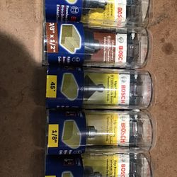 Bosch Router Bits - Never Used