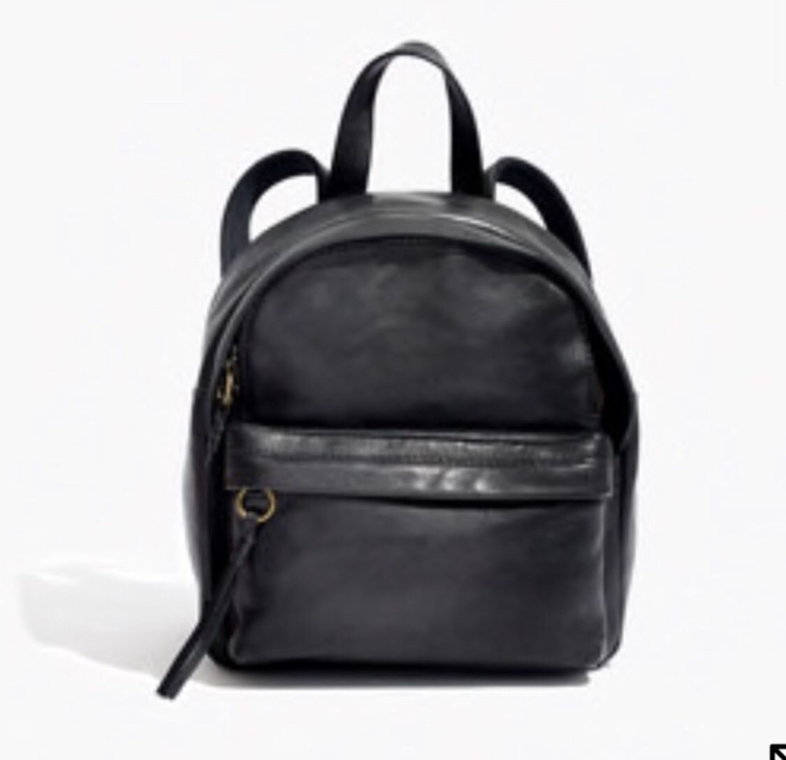 Madewell Lorimer Leather Mini Backpack