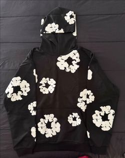 Denim Tears Cotton Wreath Hoodie Black Size M
