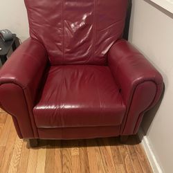 Burgundy Rocking Chair 