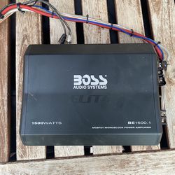 BOSS Audio Systems Elite Car Amplifier BE1500.1 Monoblock