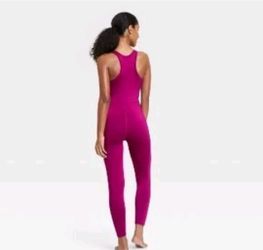 J.DOW FITNESS one piece bodysuit raspberry rose XL