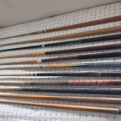 Selling  As A Bundle (11) Pool Sticks Very Good Condition! All For One Price 