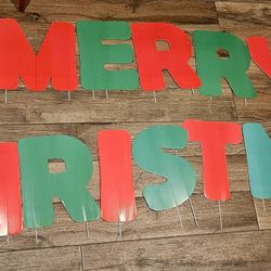 Merry Christmas Yard Decor