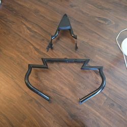 For HARLEY  DAVIDSON Sissy Bar  and FW Bar