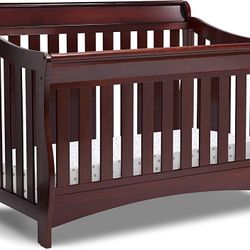 Children Bentley S Series 4-in-1 Convertible Baby Crib, Black Cherry Espresso