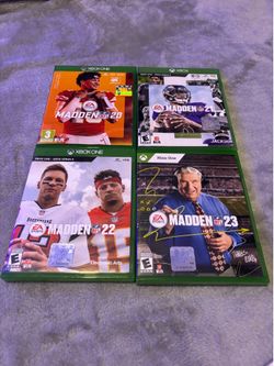 Madden NFL Xbox Bundle - 4 Games - Madden 20, 21, 22, 23 - Xbox One / Series X