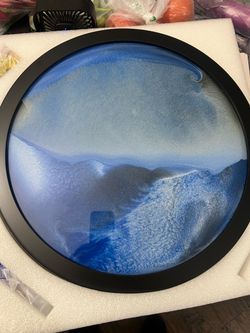 Wall mounted sand art