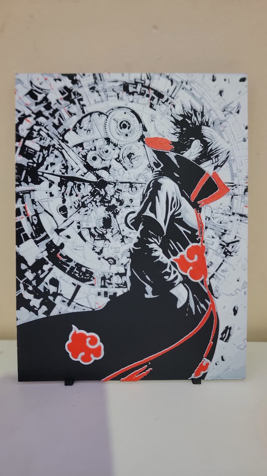 New 10" inch 3D Itachi Uchiha Wall Art
