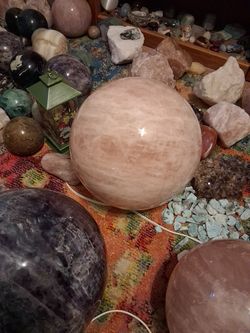 Museum Quality 92 Lbs Rose Quartz Sphere